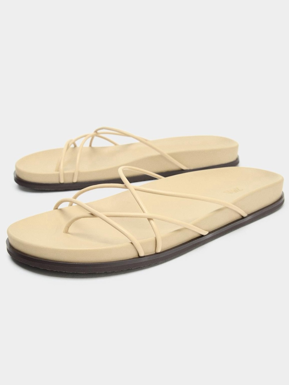 Zara crossed strap sandals - Picture 2 of 7